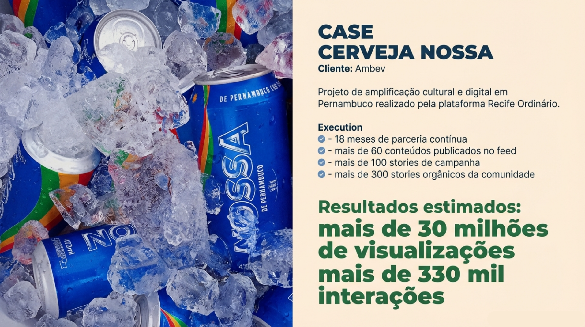 Case Cerveja Nossa Ambev